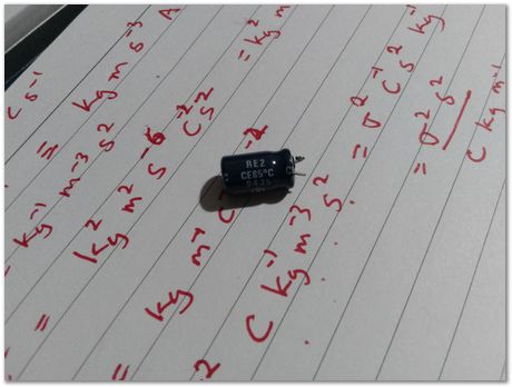 Capacitors, old radio, Harry Bhadeshia