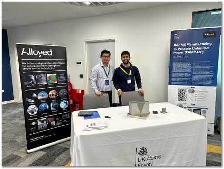 reduced activation steel, Shaumik Lenka, Alloyed Ltd., Harry Bhadeshia, H. K. D. H. Bhadeshia, University of Cambridge, Queen Mary University of London, additive manufacture