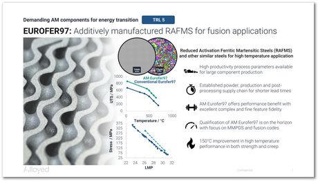 reduced activation steel, Shaumik Lenka, Alloyed Ltd., Harry Bhadeshia, H. K. D. H. Bhadeshia, University of Cambridge, Queen Mary University of London, additive manufacture