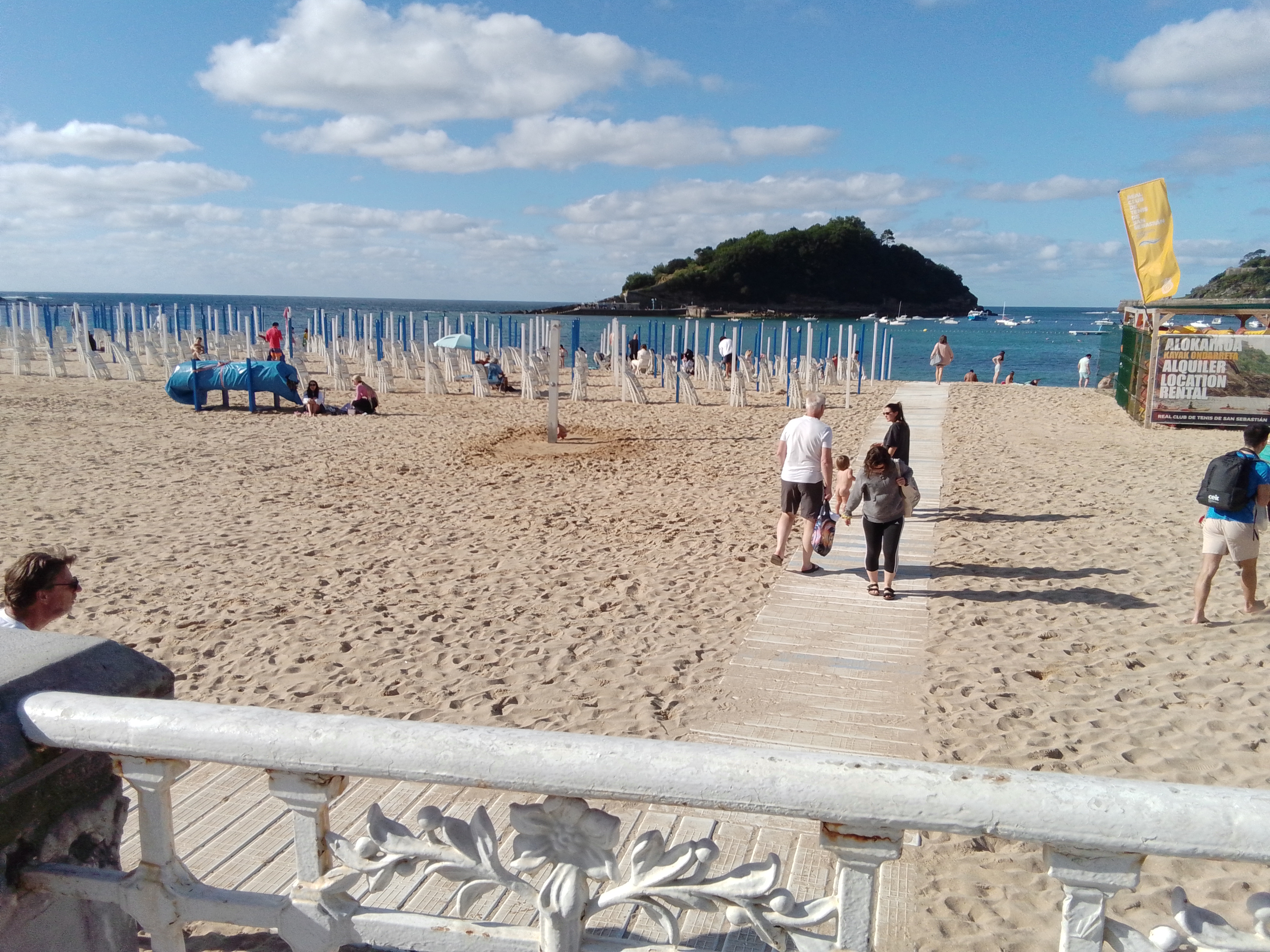 Island view from railing