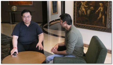 Rajdeep Mondal, Chinnapat Panwisawas and Harry Bhadeshia in Peru 2