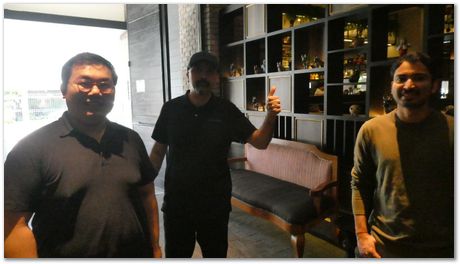 Rajdeep Mondal, Chinnapat Panwisawas and Harry Bhadeshia in Peru 5