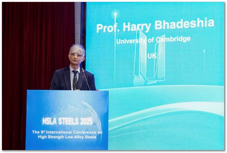 HSLA2025 Conference, Nanjing, China, Harry Bhadeshia, H. K. D. H. Bhadeshia, Queen Mary University of London
