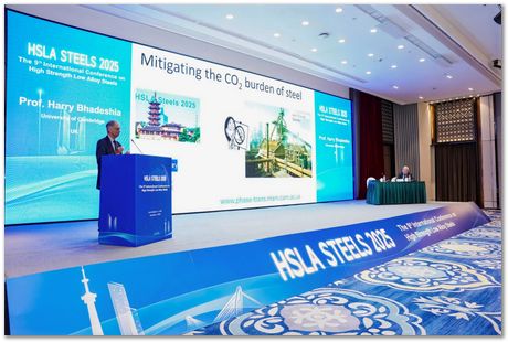 HSLA2025 Conference, Nanjing, China, Harry Bhadeshia, H. K. D. H. Bhadeshia, Queen Mary University of London
