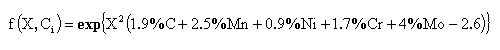 Equation x of reference y.